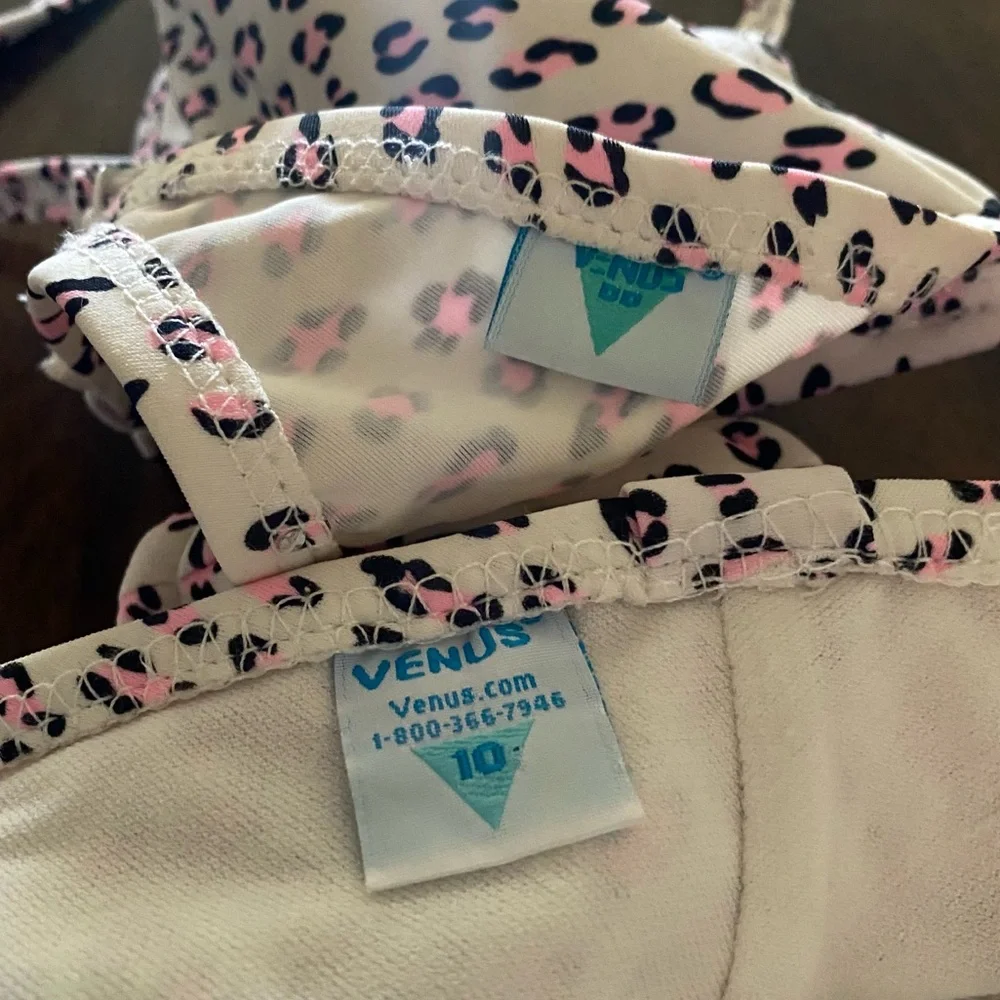 VENUS Pink Leopard Bikini Belted Set - Picture 7 of 7